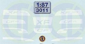 DAF XF105 und CF85 Dekore 1:87