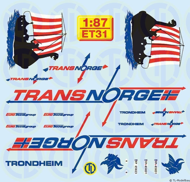 EUROTRANS-GROUP - TRANS-NORGE 1:87, 7,50