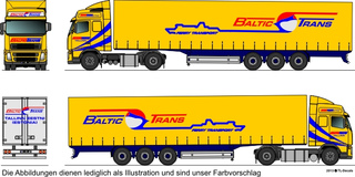 EUROTRANS Gruppe - Baltic Trans 1:87