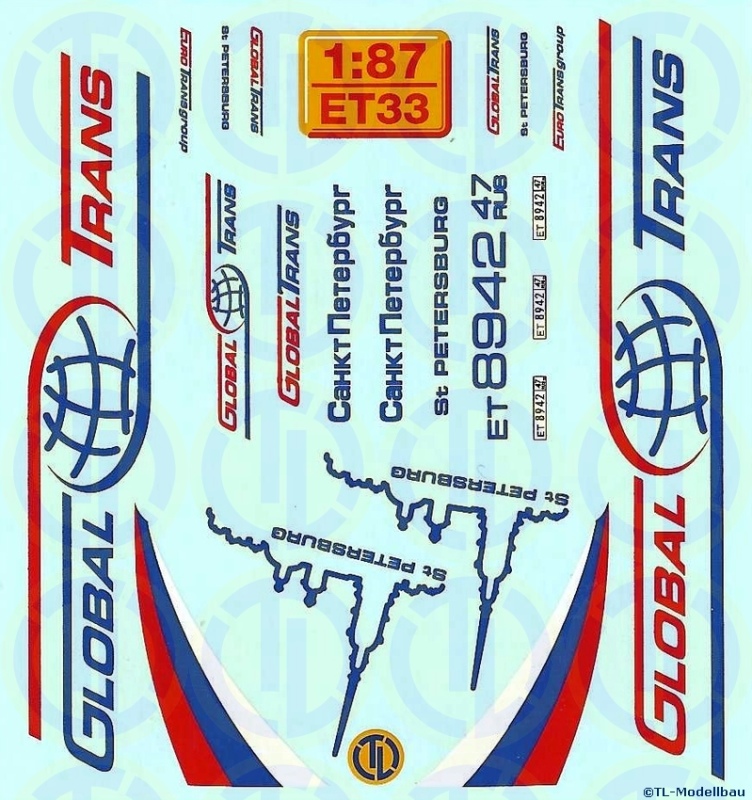 EUROTRANS Gruppe - Global Trans 1:87, 7,50