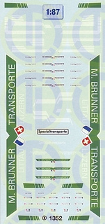 Brunner Transporte, Schweiz 1:87
