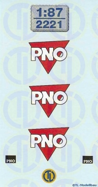 PNO Schriftzug 1:87