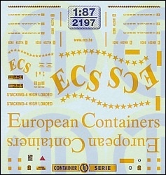 ECS European Containers 1:87