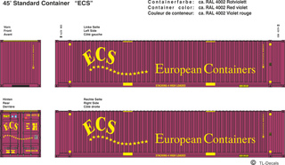 ECS European Containers 1:87