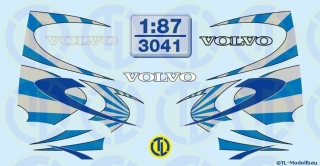Volvo Fahrerhaus Dekorbogen 1:87