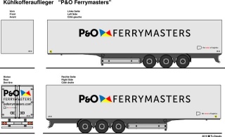 P&amp;O Ferrymasters 1:87