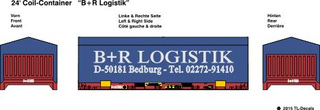 24 ft. Coil Container -B + R Logistik 1:87