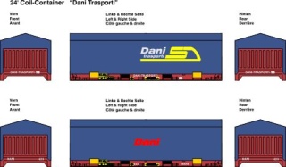 24 ft. Coil Container - Dani 1:87