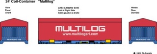 24 ft. Coil Container - Multilog 1:87