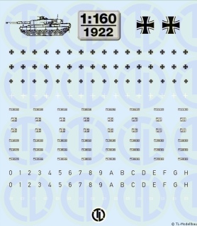 Bundeswehr Beschriftungen 1:160