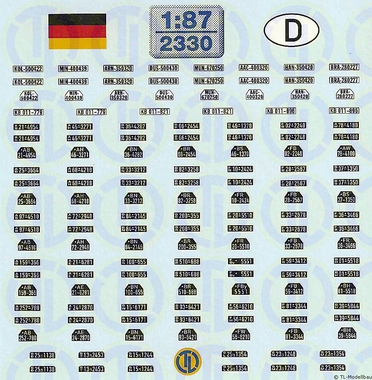 Deutsche Kfz-Kennzeichen 1945-1956