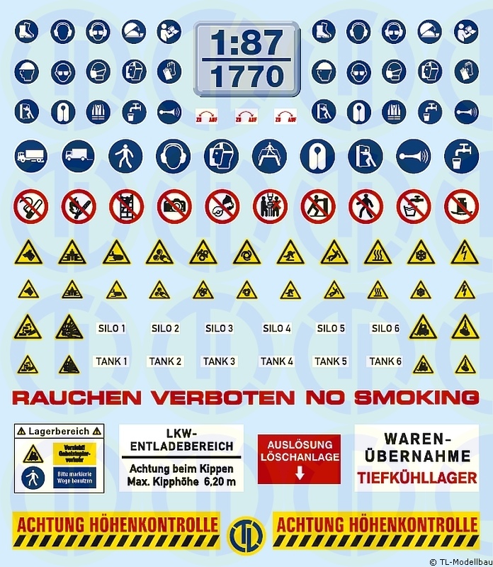 Feuerwehr Decalbogen »Schweiz« 1:87 2403 