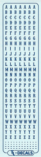 Großbuchstaben 3,7 mm