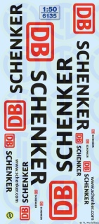 DB Schenker Beschriftungen 1:50