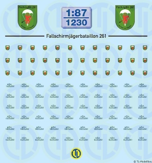 BW - Fallschirmjäger Btl. 261 - 1:87