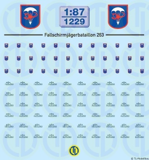 BW - Fallschirmjäger Btl. 263 - 1:87
