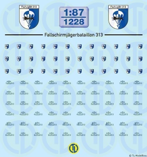 BW - Fallschirmjäger Btl. 313 - 1:87