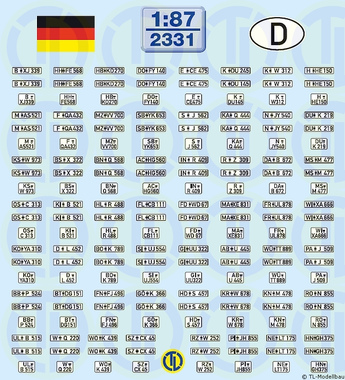 Deutsche Kfz-Kennzeichen 1956-2000