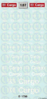 DB-Cargo Beschriftungen 1:87