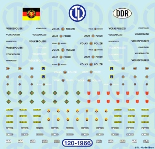 Diverse DDR-Organe 1:120