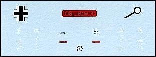 Decalbogen »Feld Gendarmerie« 1:87