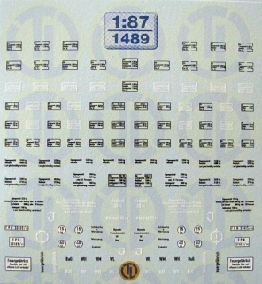 WK II - Kennzeichnung der Verladeklasse 1:87