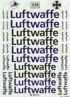 Schriftzüge »Luftwaffe« 1:72