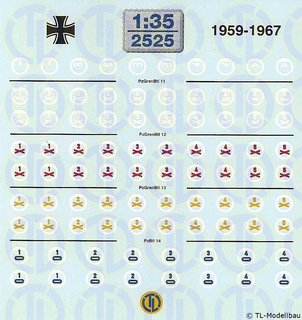 Taktische Zeichen 1959-1969 - 1:35