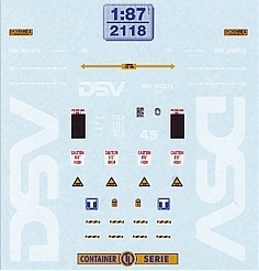 DSV Beschriftungen 1:87
