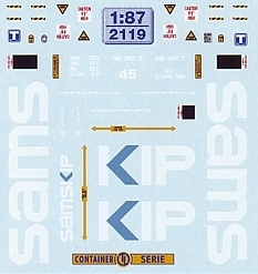 Samskip Beschriftung 1:87