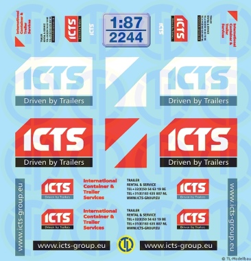 ICTS Beschriftungen 1:87
