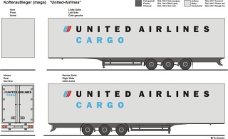 United Airlines Cargo 1:87