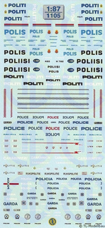 Internationale Polizei 1:87