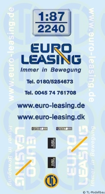 Euro-Leasing Beschriftungen 1:87